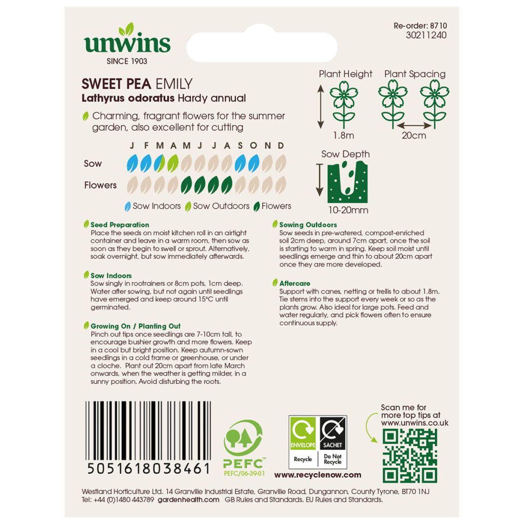 Unwins Sweet Pea Emily Seeds 5051618038461 2